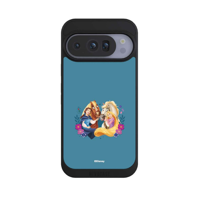 Pixel 10 Pro NIVOpure Disney Princess Belle and Rapunzel with Horses