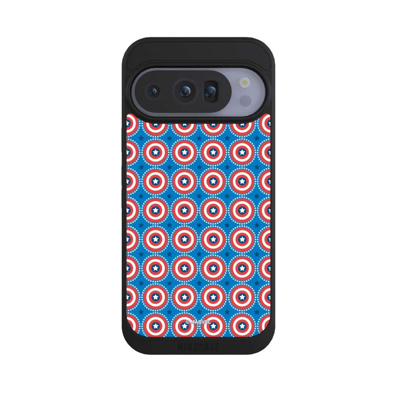 Pixel 10 Pro NIVOpure Captain American Shield Pattern