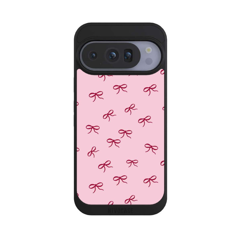 Pixel 10 Pro NIVOpure Schleifen Muster Rot Pink