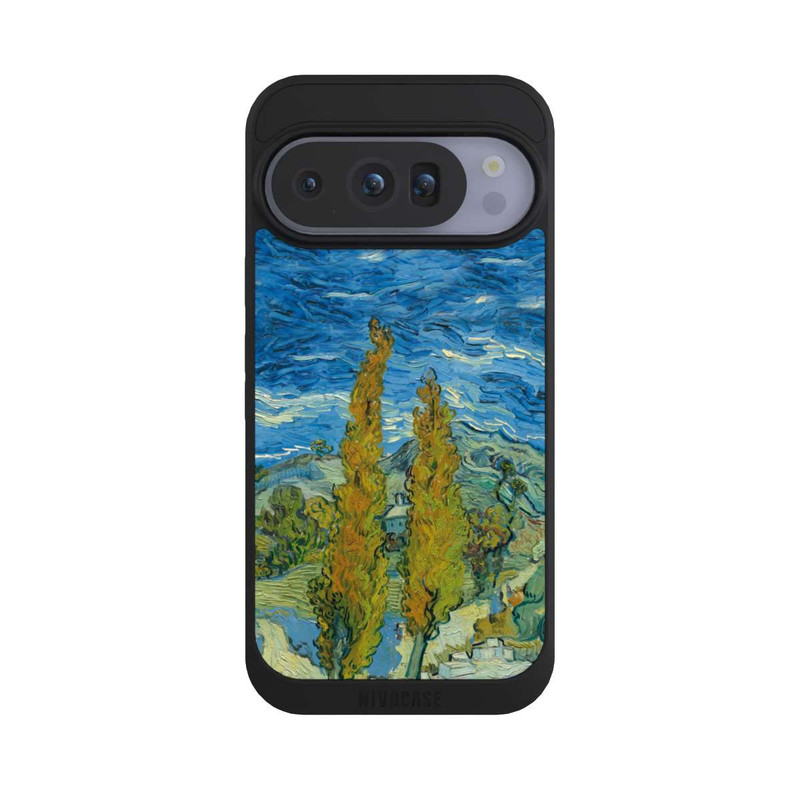 Pixel 10 Pro NIVOpure Two Poplars in the Alpilles near Saint-Rémy by Van Gogh