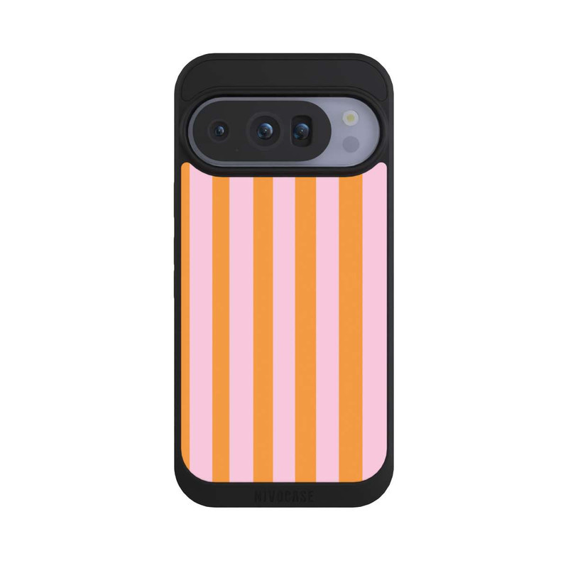 Pixel 10 Pro NIVOpure Orange And Pink Stripes