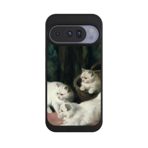 Google Pixel 10 Pro NIVOpure Three White Angora Kittens