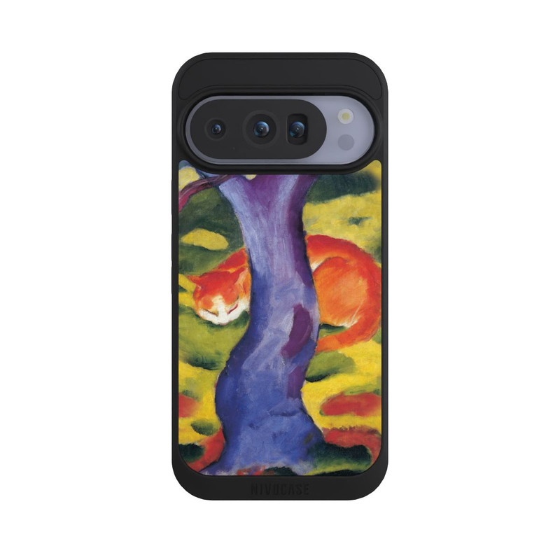 Pixel 10 Pro NIVOpure Cat Behind Tree by Franz Marc