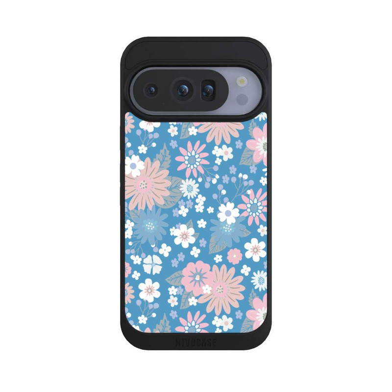 Pixel 10 Pro NIVOpure Wildblumen Muster Blau