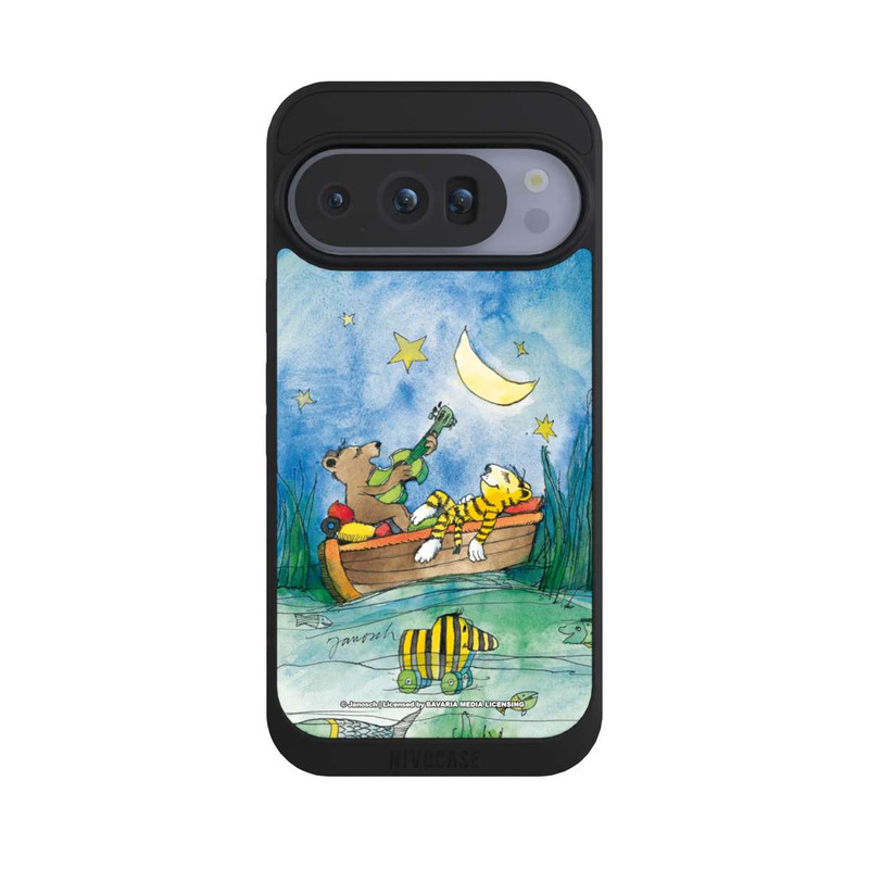 Pixel 10 Pro NIVOpure Bär und Tiger im Mondschein