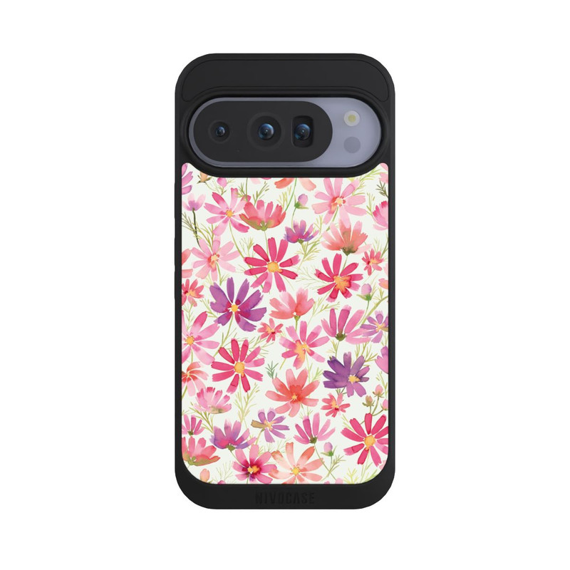 Pixel 10 Pro NIVOpure Boho Cosmos Flowers Purple