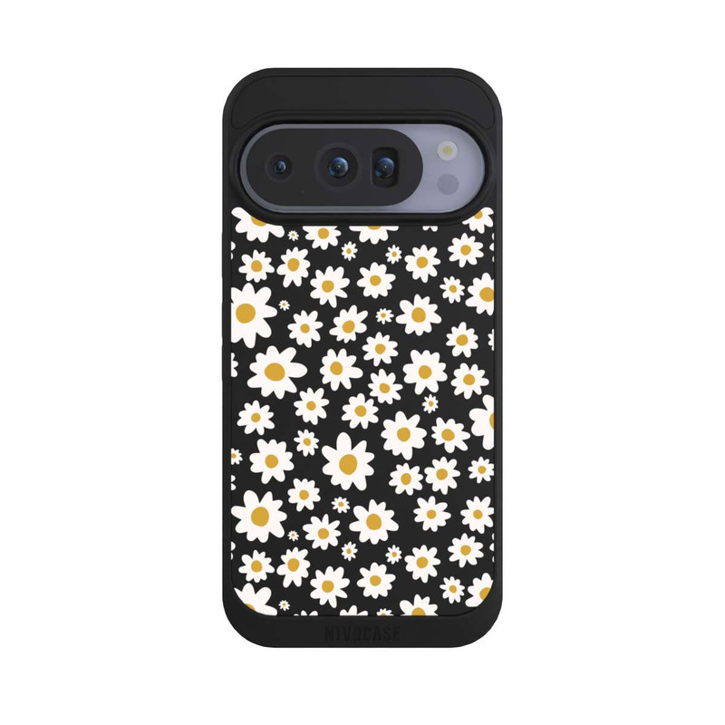Pixel 10 Pro NIVOpure Daisy Flower Seamless Pattern Transparent