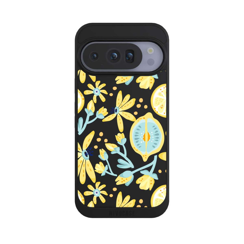 Pixel 10 Pro NIVOpure Lemon Summer Pattern Transparent Yellow