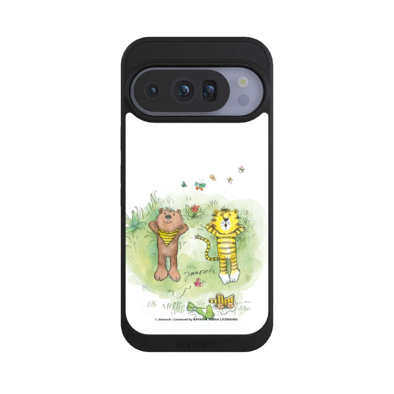 Pixel 10 Pro NIVOpure Bär und Tiger Blumenwiese