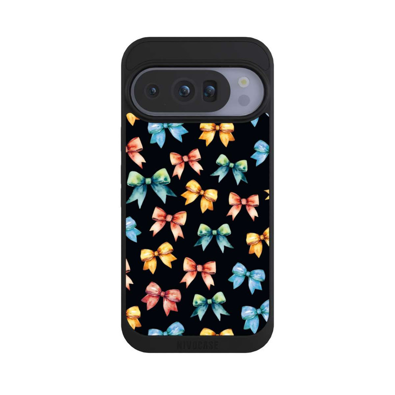 Pixel 10 Pro NIVOpure Rainbow Bows Black