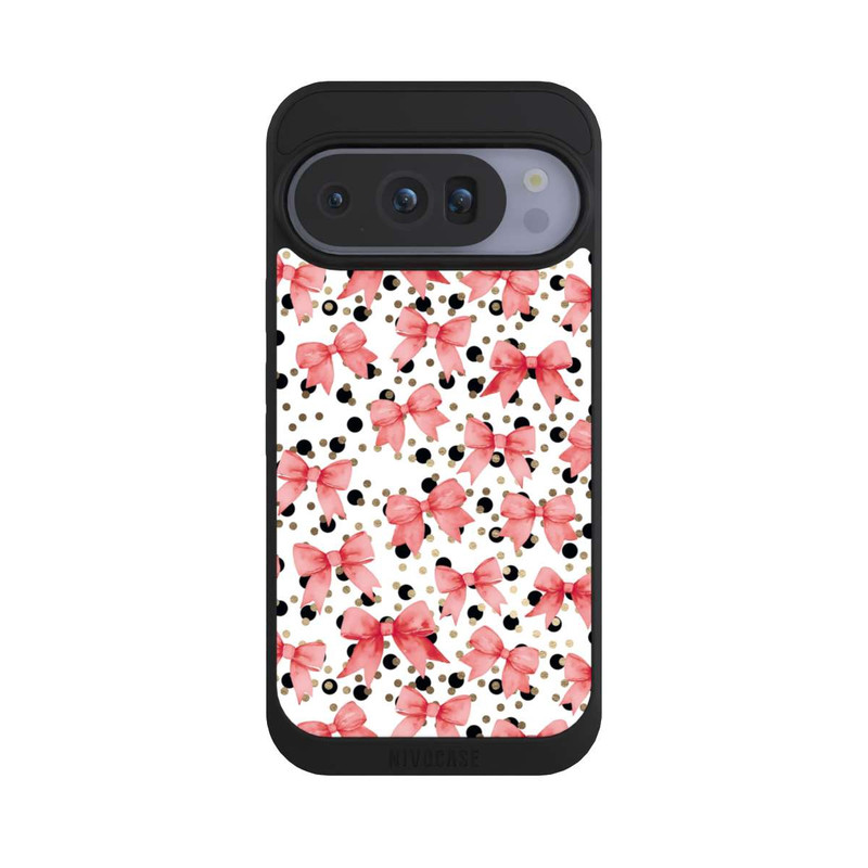 Pixel 10 Pro NIVOpure Red Bows and Polka Dots