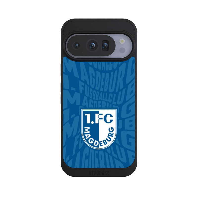Pixel 10 Pro NIVOpure 1. FC Magdeburg Wellenschrift