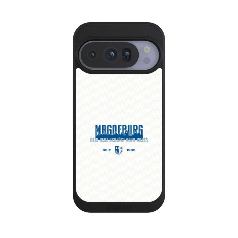 Pixel 10 Pro NIVOpure 1. FC Magdeburg Dein Herz Schlägt Blau Weiß
