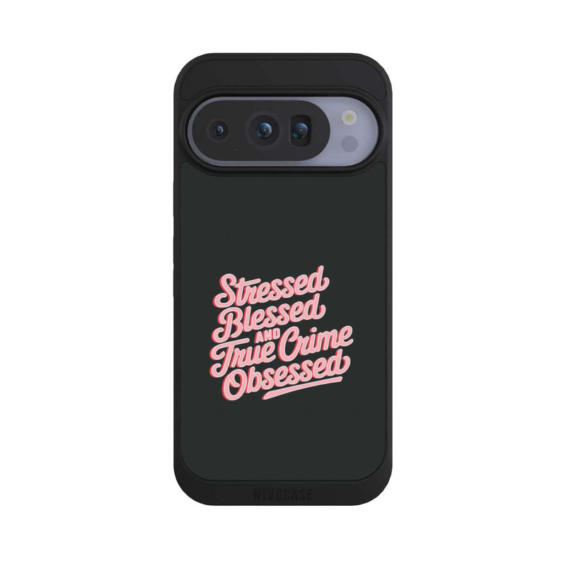 Pixel 10 Pro NIVOpure Stressed Blessed and True Crime Obsessed