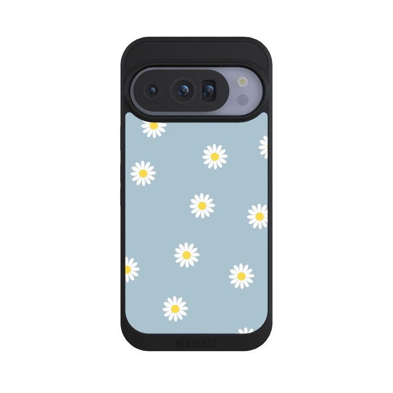 Pixel 10 Pro NIVOpure Gänseblümchen Muster Blau