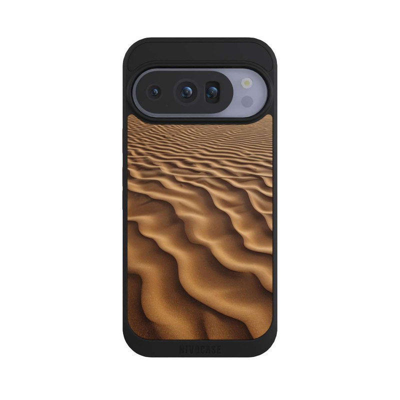 Pixel 10 Pro NIVOpure Sandstruktur Senfgelb mit KI