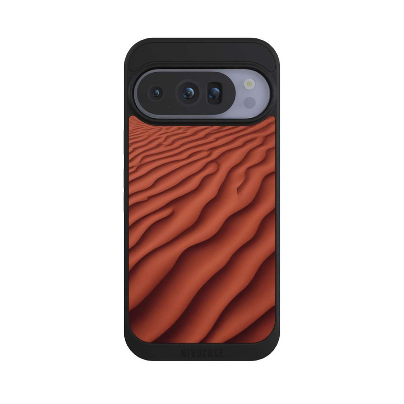 Pixel 10 Pro NIVOpure Sandstruktur Rot mit KI