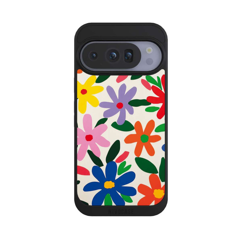 Pixel 10 Pro NIVOpure Sommerblüten Illustration