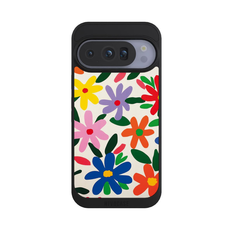 Pixel 10 Pro NIVOpure Sommerblüten Illustration