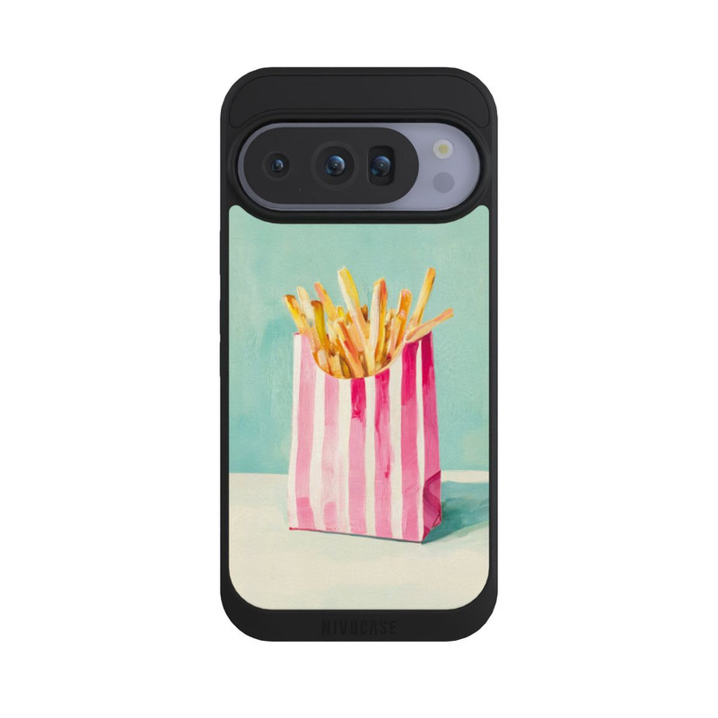 Pixel 10 Pro NIVOpure Retro Fries Blue Watercolor