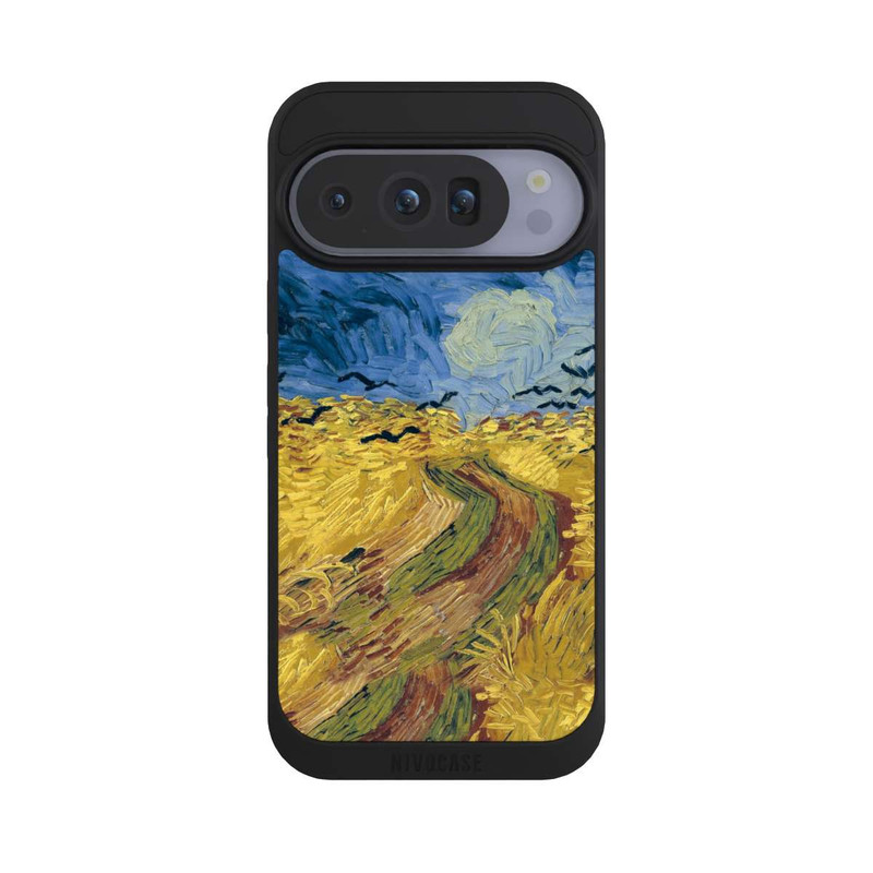 Pixel 10 Pro NIVOpure Wheatfield with Crows by Vincent van Gogh