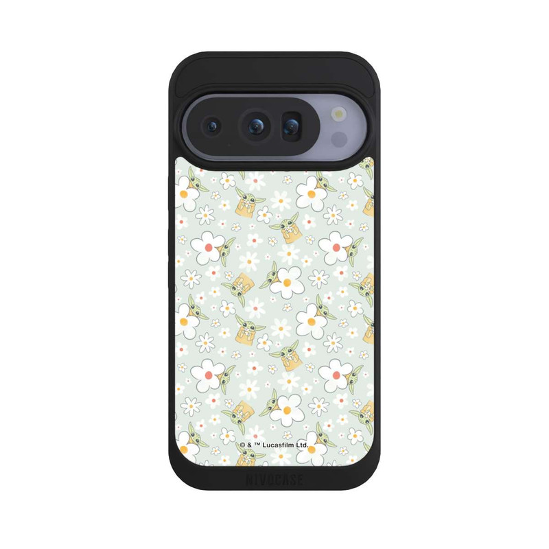 Pixel 10 Pro NIVOpure Baby Yoda Blumen Muster