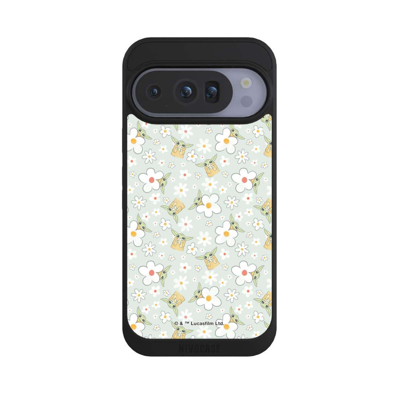 Pixel 10 Pro NIVOpure Baby Yoda Blumen Muster