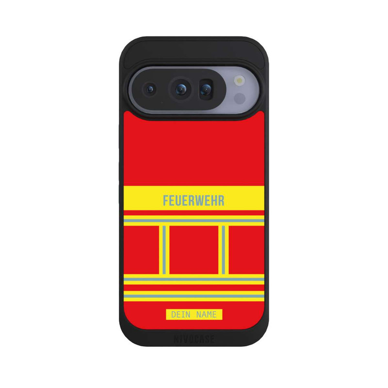 Pixel 10 Pro NIVOpure Feuerwehr Uniform Rot Personalisierbar