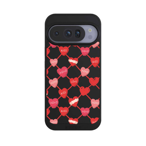 Google Pixel 10 Pro NIVOpure Heart Pattern XOXO Red