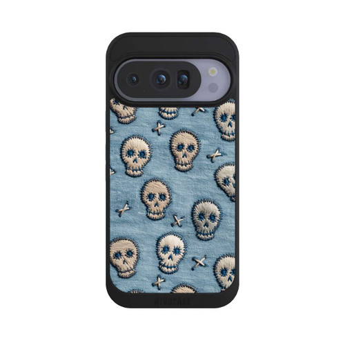 Google Pixel 10 Pro NIVOpure Skulls on Jeans Pattern