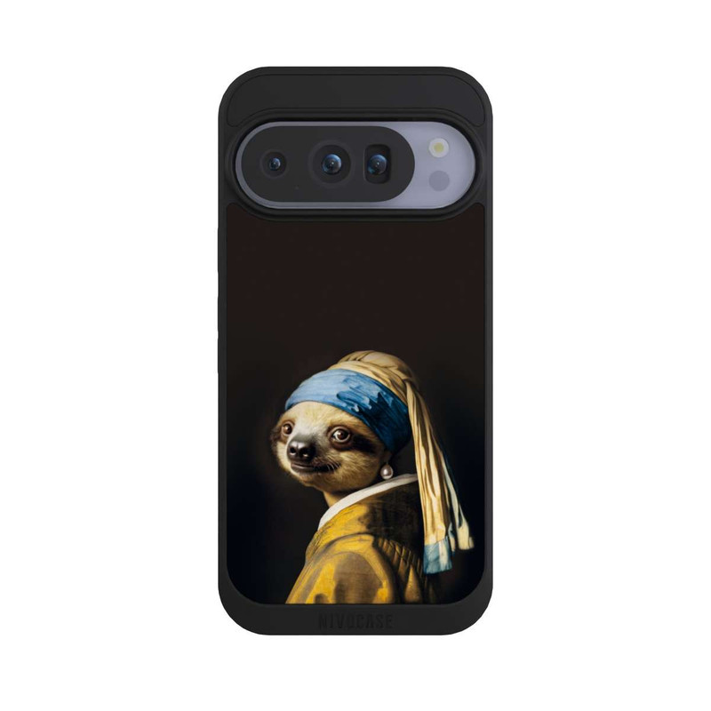 Pixel 10 Pro NIVOpure Faultier mit dem Perlenohrring