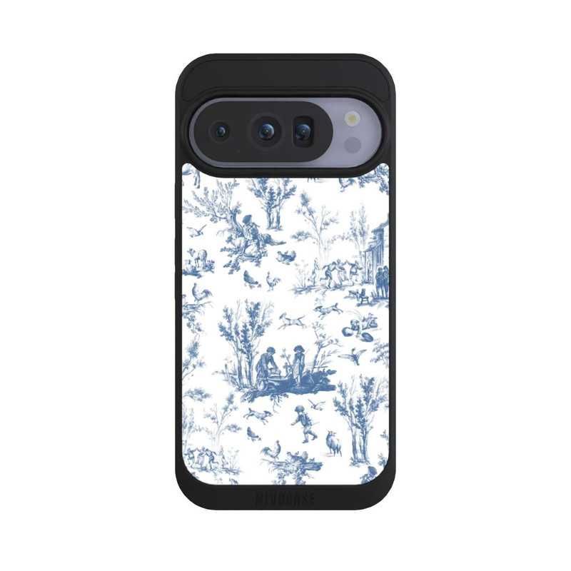 Pixel 10 Pro NIVOpure Blaue Landschaft Vintage Keramik Pattern