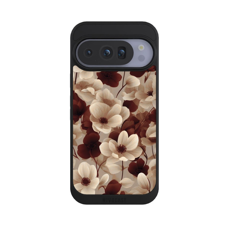 Pixel 10 Pro NIVOpure Naturfarbenes Blumenmuster mit KI