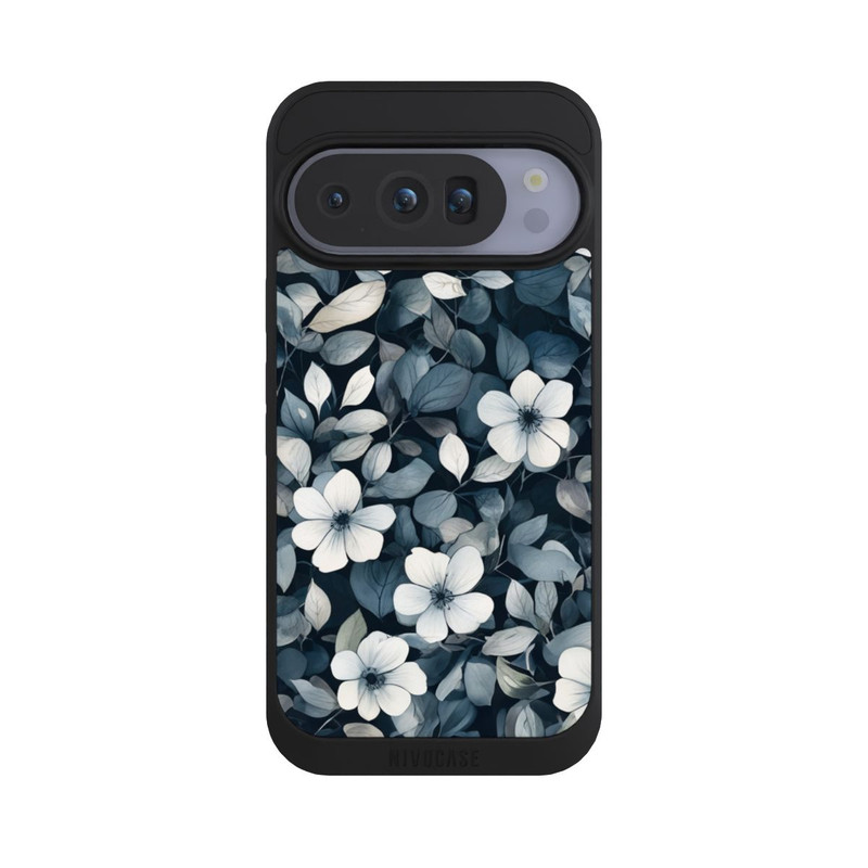 Pixel 10 Pro NIVOpure Blaue Negativblumen mit KI
