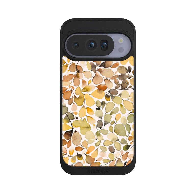 Pixel 10 Pro NIVOpure Eucalyptus Watercolor Leaves Brown Autumn