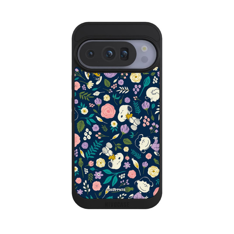 Pixel 10 Pro NIVOpure Peanuts Dark Flower Pattern