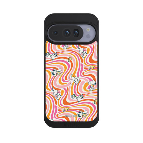 Google Pixel 10 Pro NIVOpure Peanuts Hippie Pattern Orange