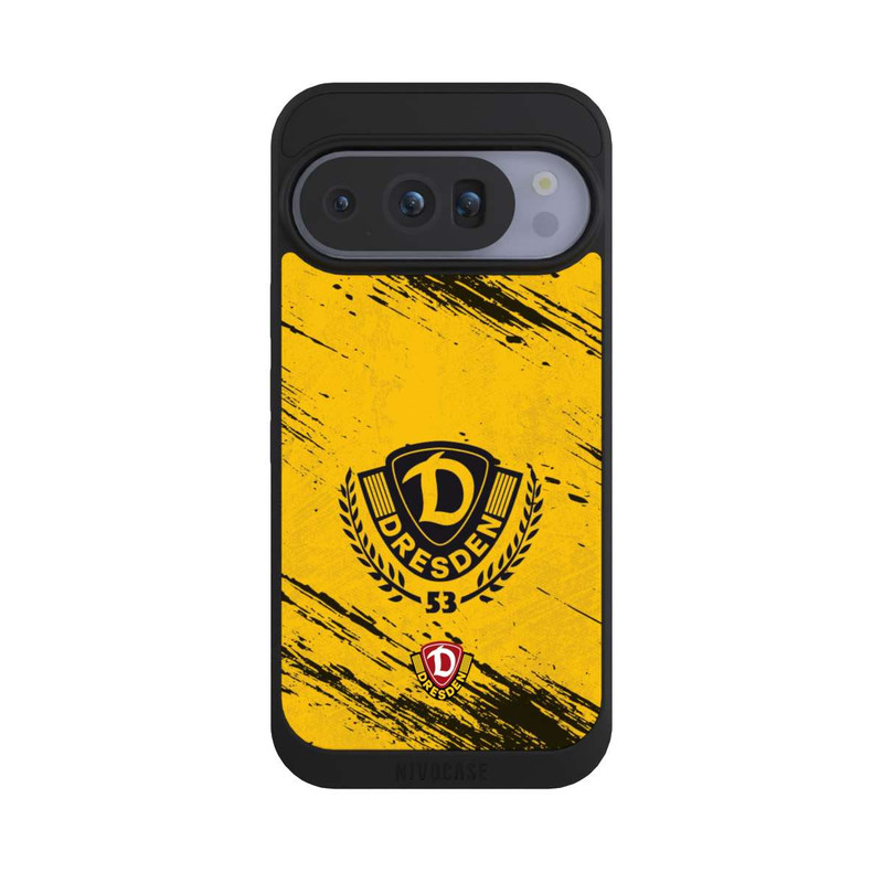 Pixel 10 Pro NIVOpure Dynamo Dresden Gelb Schwarz