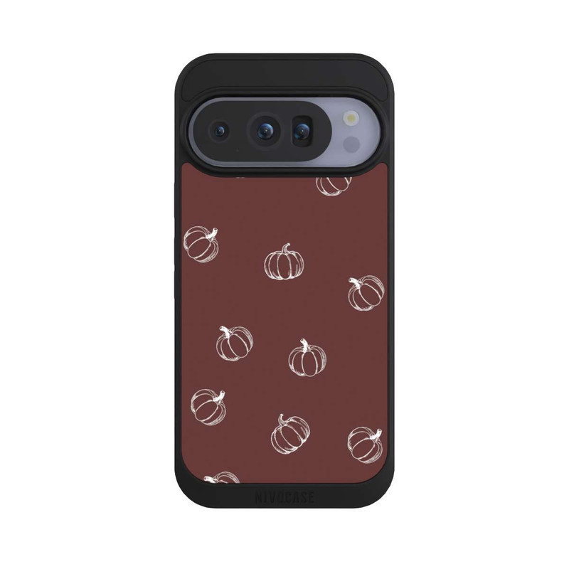 Pixel 10 Pro NIVOpure Kürbiszeit Muster Braun