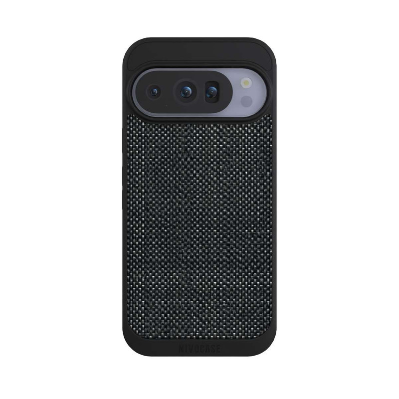 Pixel 10 Pro NIVOpure Abstrakter schwarzer Stoff