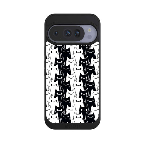Google Pixel 10 Pro NIVOpure Katzentapete Schwarz Weiß