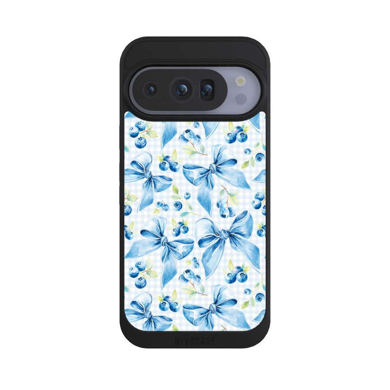 Pixel 10 Pro NIVOpure Nœuds bleus et myrtilles avec IA