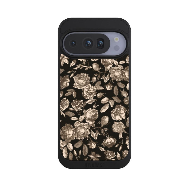 Pixel 10 Pro NIVOpure Leinwand dunkle Blumen