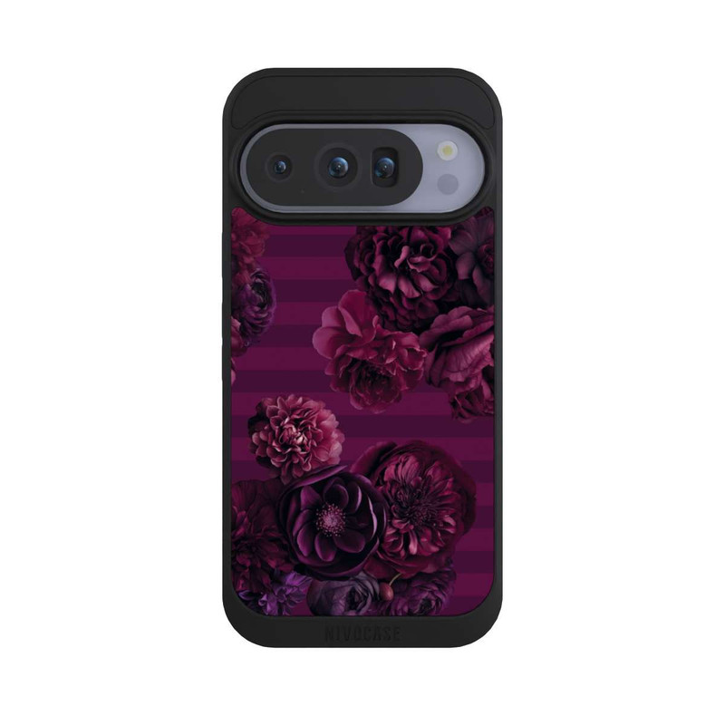 Pixel 10 Pro NIVOpure Majestic Baroque Blossom Dream Burgundy Pink with AI