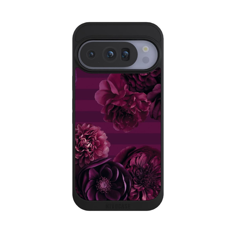 Pixel 10 Pro NIVOpure Majestic Baroque Blossom Dream Burgundy Pink with AI