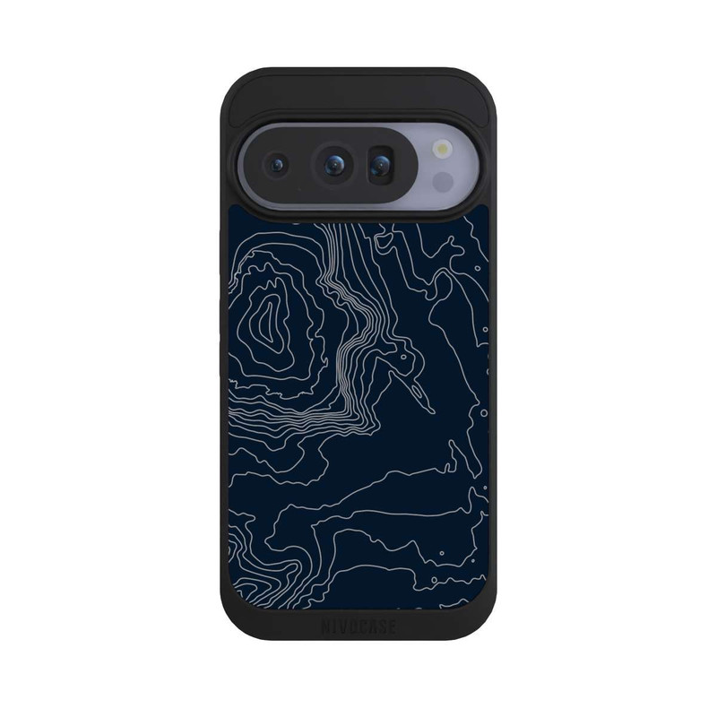 Pixel 10 Pro NIVOpure Lignes de Contour de Montagne Sombres