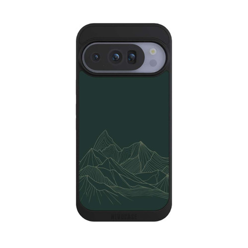 Google Pixel 10 Pro NIVOpure Berg Line Art Grün
