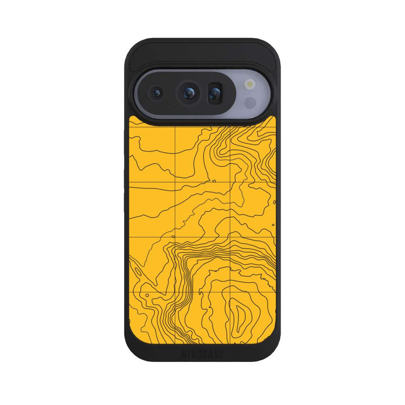 Pixel 10 Pro NIVOpure Lignes de montagne jaunes