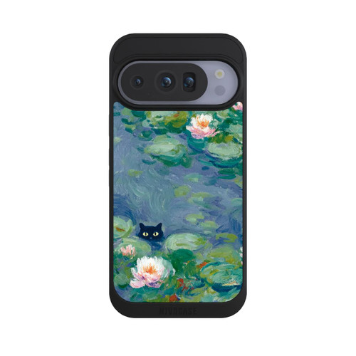 Google Pixel 10 Pro NIVOpure Katze im Teich Monet Gemälde Impressionismus