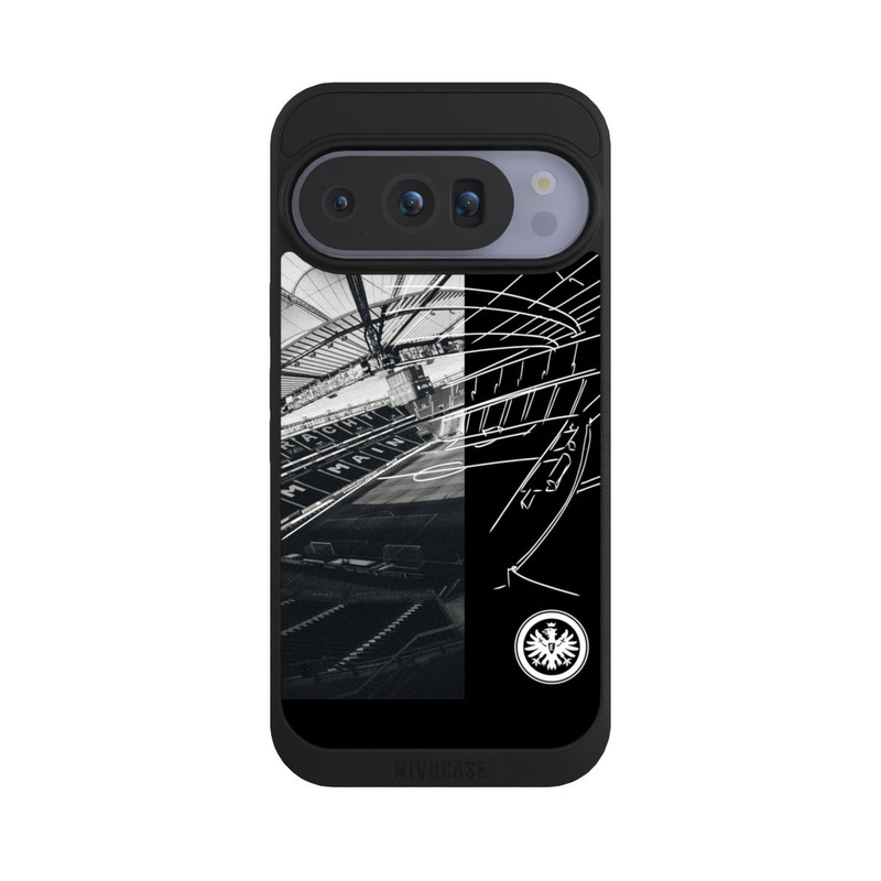 Pixel 10 Pro NIVOpure Eintracht Frankfurt Stadion Fotoskizze